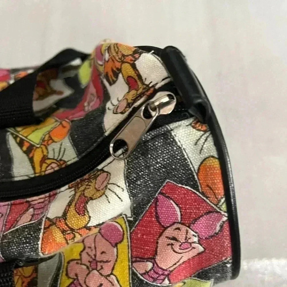 Vintage Winnie  The Pooh Cotton Duffle bag- No Shoulder Strap - Picture 7 of 13